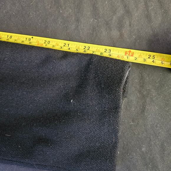 Requirements Petite Black Button Front Women's Wool Blazer Size 10 Suit Jacket - Picture 9 of 10